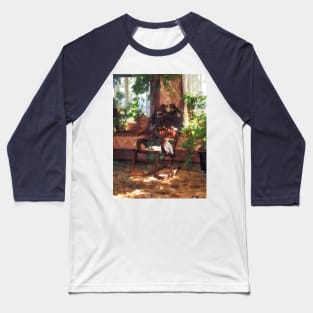 Victorian - Rocking Chair in Victorian Parlor Baseball T-Shirt